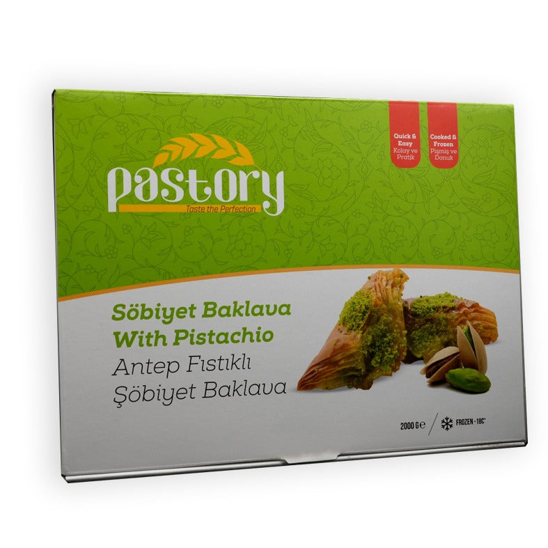 Baklava Söbiyet mit Pistazien 2000 gr. (TK)