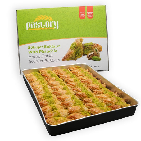 Baklava Söbiyet mit Pistazien 2000 gr. (TK)