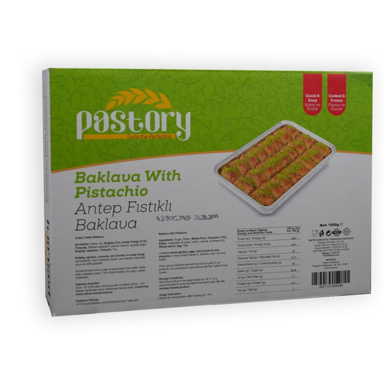 Baklava mit Pistazien 1000 gr. (TK)
