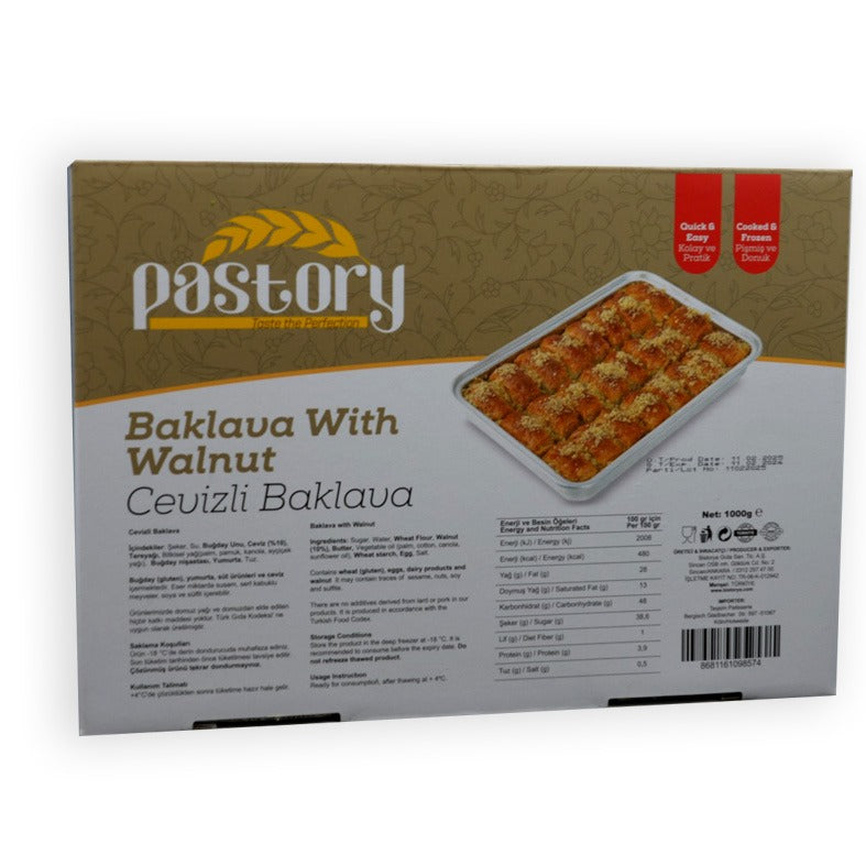 Baklava mit Walnuss 1000 gr. (TK)