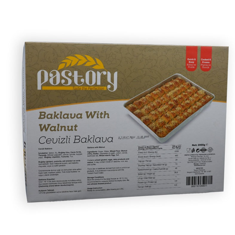 Baklava mit Walnuss 2000 gr. (TK)