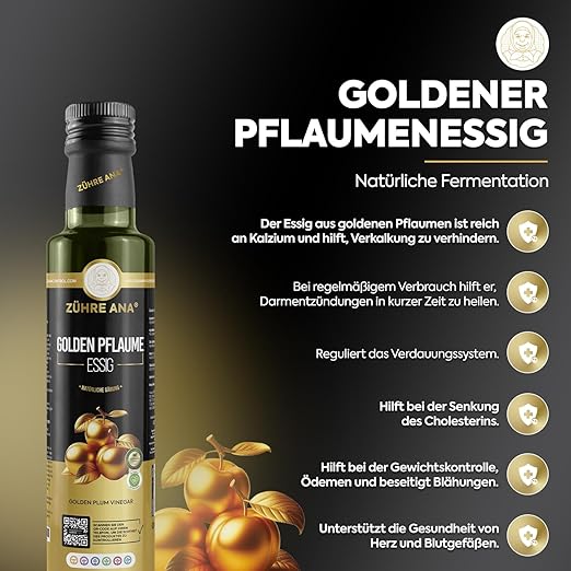 Zühre Ana Goldener Pflaumenessig