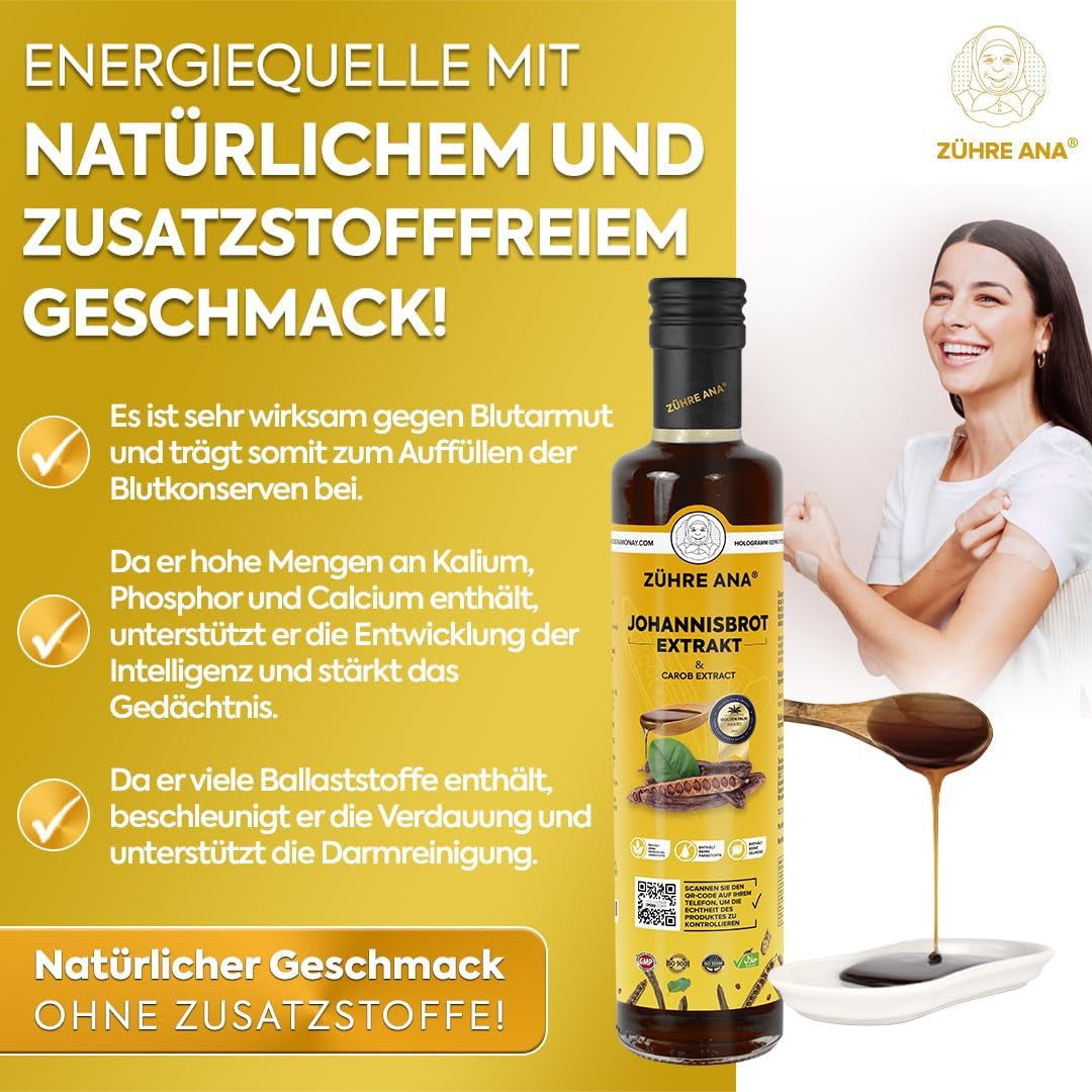 Zühre Ana Johannisbrot Extrakt Glutenfrei und glucosefreie
