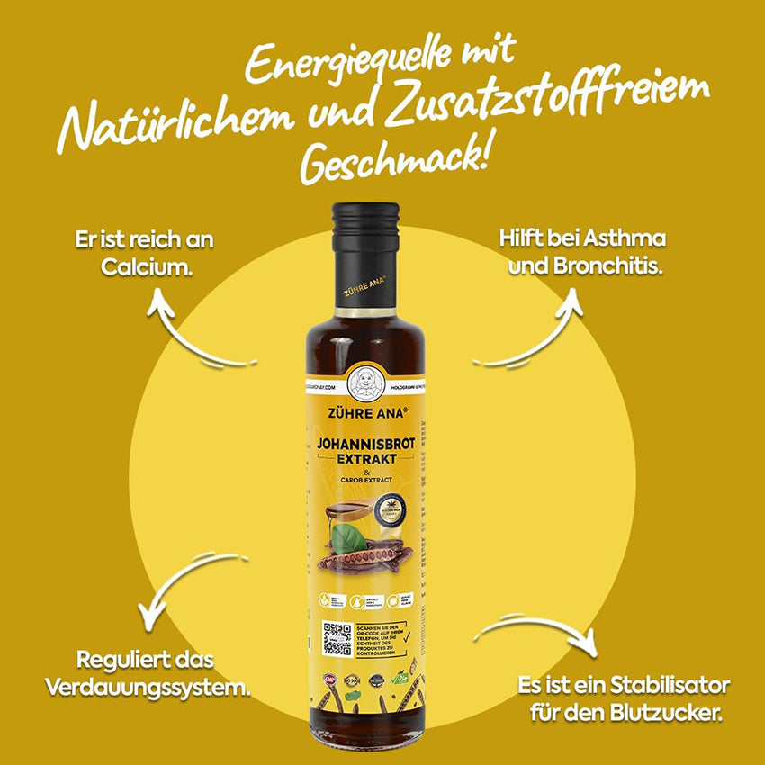 Zühre Ana Johannisbrot Extrakt Glutenfrei und glucosefreie