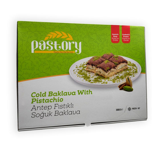 Baklava(Kalt) Milch mit Pistazien 3000 gr. (TK)