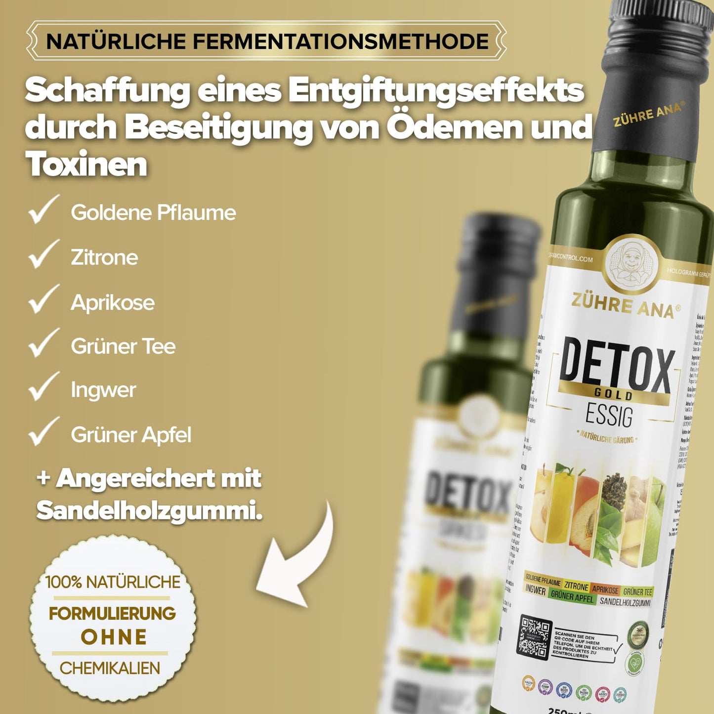 Detox Gold Essig Zühre Ana