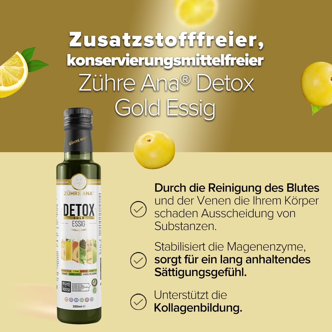 Detox Gold Essig Zühre Ana