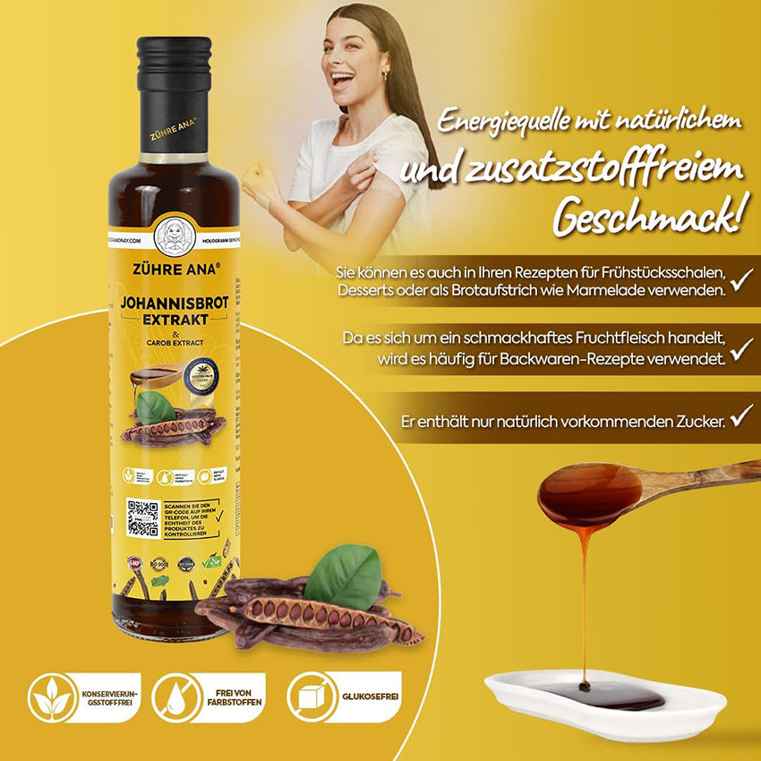 Zühre Ana Johannisbrot Extrakt Glutenfrei und glucosefreie